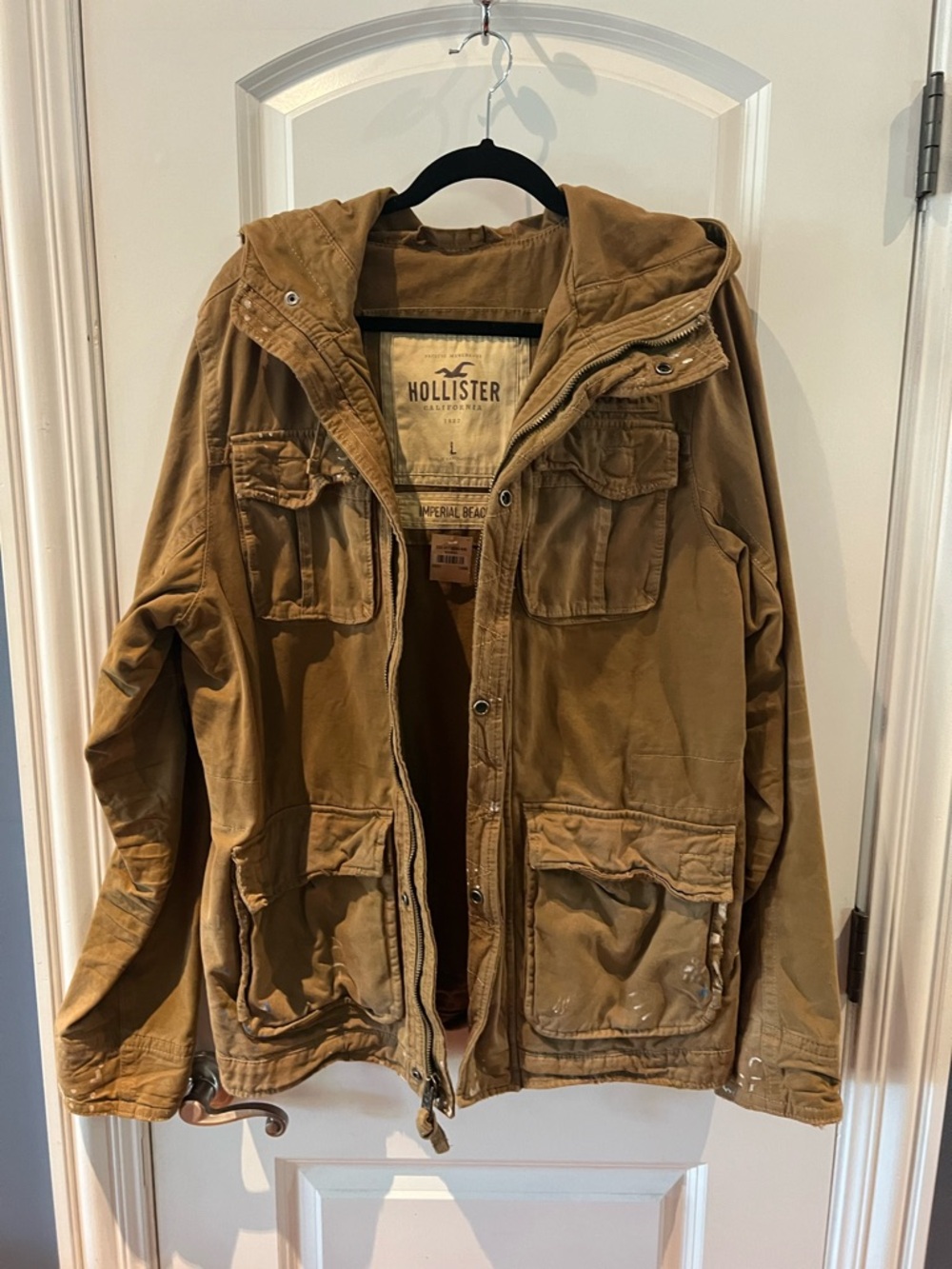 NEW Hollister Vintage Imperial Beach Jacket Size L